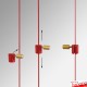 Red Cable Display Hook (Window Displays & Gallery Systems)