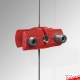 Red 8MM Panel Support, Double (8MM Side-by-Side Vertical Grips)