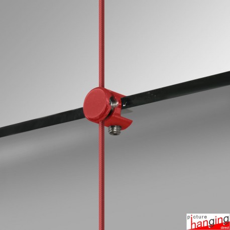 Red Cable Shelf Support, Single (6MM, 8MM, 10MM Horizontal Grip)