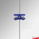 Blue Cable Shelf Support, Double (6MM, 8MM, 10MM Horizontal Grip)