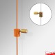 Orange Cable Display Hook (Window Displays & Gallery Systems)