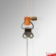 Orange Cable Display Hook (Window Displays & Gallery Systems)