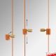 Orange Cable Display Hook (Window Displays & Gallery Systems)