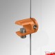 Orange Cable Shelf Support, Single (6MM, 8MM, 10MM Horizontal Grip)