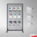 Mesh Gridwall Leaflet Pocket (Acrylic Brochure Holder, Portrait)