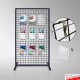 Mesh Gridwall Leaflet Pocket (Acrylic Brochure Holder, Portrait)