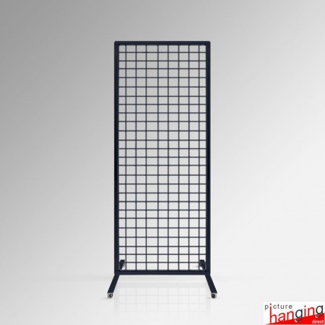 Mobile Gridwall Display Screen On Wheels