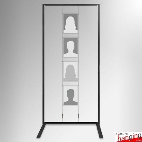 Freestanding Headshot Stand (Double-sided, 32 Photo Display)