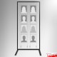 Freestanding Headshot Stand (Double-sided, 32 Photo Display)