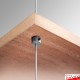 Ceiling Hanging Wooden Shelves Cable Kit (Suspended Shelf Fittings Only - NO WOOD)