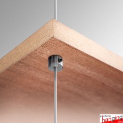 Ceiling Hanging Wooden Shelves Cable Kit (Suspended Shelf Fittings Only - NO WOOD)