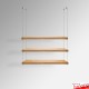 Ceiling Hanging Wooden Shelves Cable Kit (Suspended Shelf Fittings Only - NO WOOD)