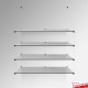 Cable Glass Shelving Kit (Fittings Only, No Glass)