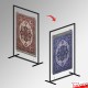 Expo Carpet Rack Display Stand - Double-sided