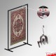 High Pile Rug Exhibition Stand (Showcase Thick Carpets, Heavy Tapestry & Shaggy Fur Rugs!)