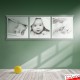 Photo Hanging Tracks, Top & Bottom Display Rail (Present Posters, Photographs & More)