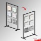 Expo Tile Rack Display Stand - Double-sided