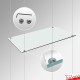 Glass Under Shelf Support (Shelving Stud for Cable Holes)