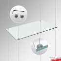 Glass Under Shelf Support (Shelving Stud for Cable Holes)