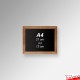 Wood Frame Chalkboards - A4 A3 A2 A1 Framed Blackboard (Non-printed)