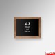 Wood Frame Chalkboards - A4 A3 A2 A1 Framed Blackboard (Non-printed)