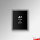 Wood Frame Chalkboards - A4 A3 A2 A1 Framed Blackboard (Non-printed)