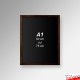 Wood Frame Chalkboards - A4 A3 A2 A1 Framed Blackboard (Non-printed)