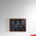 Chain Hanging Framed Chalkboard Set - Hang Cafe & Restaurant Menus & Prices!