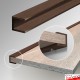 Float-effect Wood Shelf Bracket - 18mm (Create Floating Shelves with Hardwood & MFC Boards)