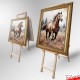 Back to Back Tall Wooden Easel (Double-sided Folding H-frame)