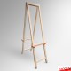 Back to Back Tall Wooden Easel (Double-sided Folding H-frame)