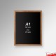 Wall Chain Hanging Framed Chalkboard Set - Hang Cafe & Restaurant Menus!