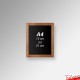 Wall Chain Hanging Framed Chalkboard Set - Hang Cafe & Restaurant Menus!