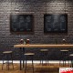 Wall Chain Hanging Framed Chalkboard Set - Hang Cafe & Restaurant Menus!