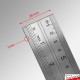 2m Metal Ruler - Extra-long for Large Drawings & Crafting (Stainless Steel, Straight Edge)