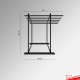 Freestanding Carpet Rack Display Stand (POS Retail Rug Hanging & Storage Solution)