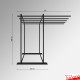 Freestanding Carpet Rack Display Stand (POS Retail Rug Hanging & Storage Solution)