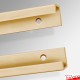 Slide-in Mirror Glass Rail Kit - Wall & Ceiling Mounting Rails