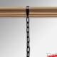 Heavy-Duty Picture Hanging Chain Kit - Extra-strong Steel Chain Links, 40kg Capacity (Moulding Hook Included)
