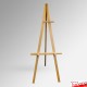 Display Easel With Info Shelf