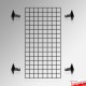 Wall-Mounted Gridwall Display - Heavy-Duty Grid Mesh Panel & Wall Brackets