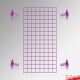 Wall-Mounted Gridwall Display - Heavy-Duty Grid Mesh Panel & Wall Brackets