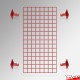 Wall-Mounted Gridwall Display - Heavy-Duty Grid Mesh Panel & Wall Brackets