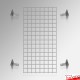 Wall-Mounted Gridwall Display - Heavy-Duty Grid Mesh Panel & Wall Brackets