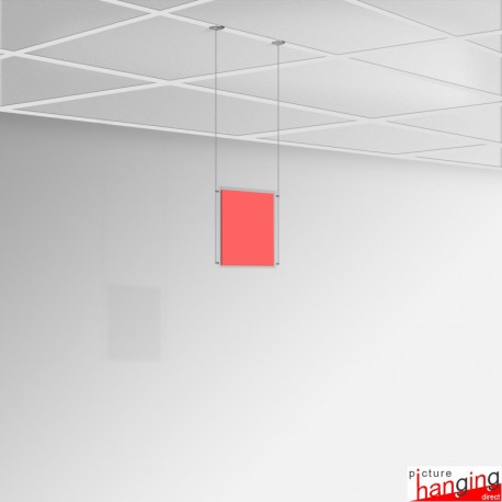 Ceiling Grid Clip Hanger Set - Hang Signs From Suspended Ceilings!