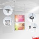 Ceiling Grid Clip Hanger Set - Hang Signs From Suspended Ceilings!
