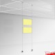 Ceiling Grid Clip Hanger Set - Hang Signs From Suspended Ceilings!