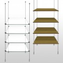 Shelving Display Rod Systems (Glass & Wood)