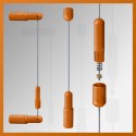 Orange Cable Display Fittings