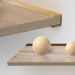 Wooden Floating Shelves, Float-effect Shelf Brackets & Wood Shelf Boards